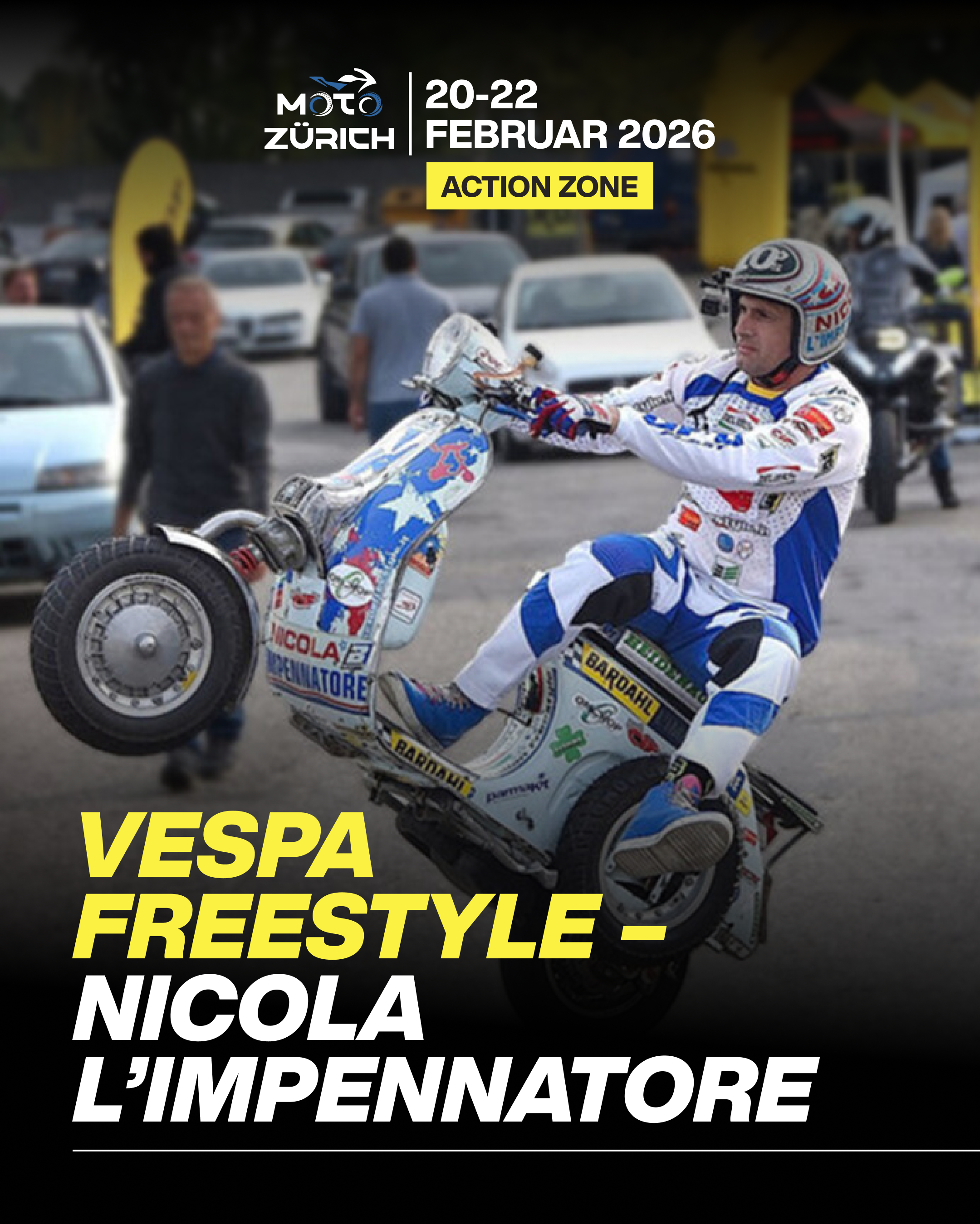 Action Zone – Nicola L’Impennatore - Vespa Freestyle